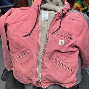 Sherpa Lined Pink Carhartt Jacket